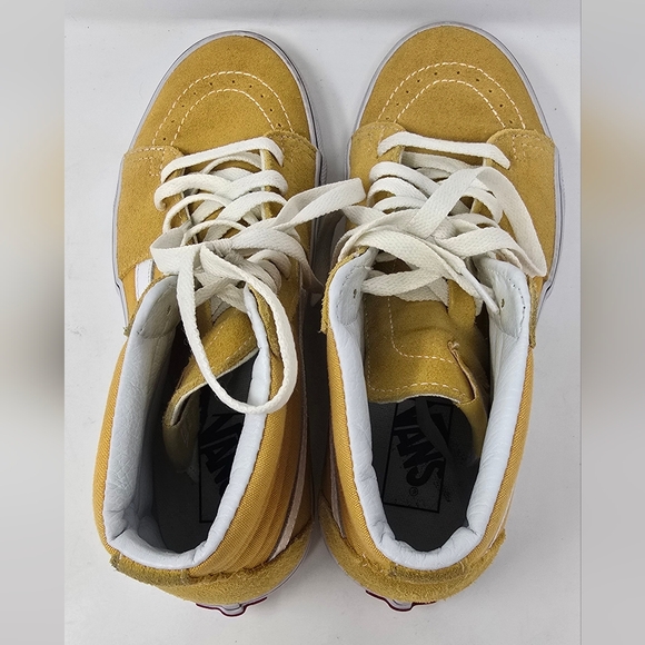 Vans SK8 Hi-Off The Wall Yellow UNISEX W 8.5 Men 7 Skateboarding grungecore, sma - Picture 6 of 10